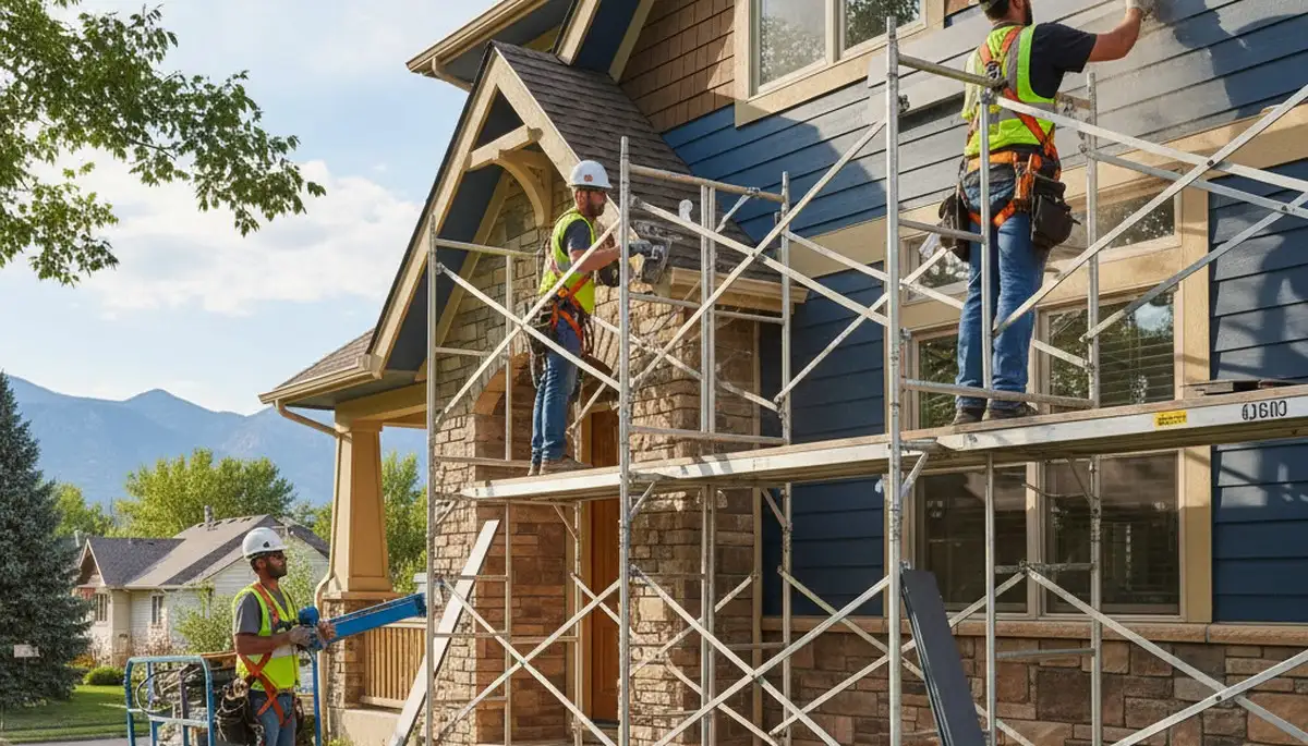 Denver, CO vinyl siding installation for residential exterior home improvement project