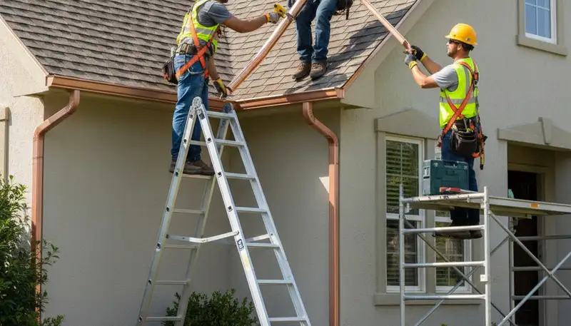 Denver, CO gutter repair by FX Remodeling & Exteriors to fix leaks and storm damage