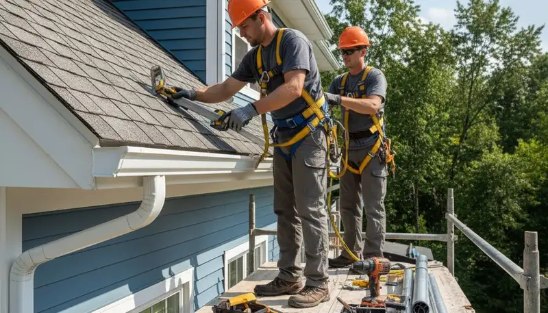 Denver, CO gutter repair by FX Remodeling & Exteriors for leaks, sagging, and storm damage