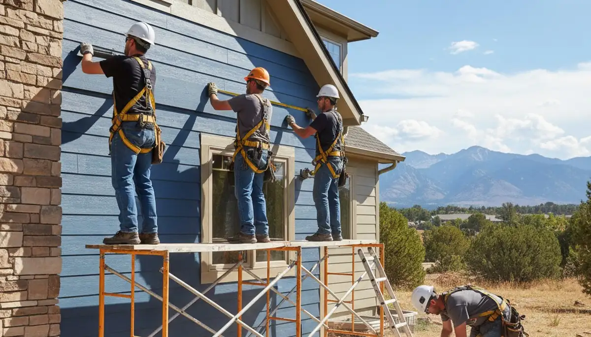 Professional siding installation in Denver, CO for a residential home exterior