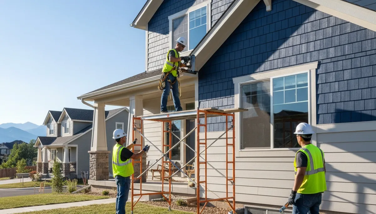 Denver, CO vinyl siding installation by a professional siding contractor