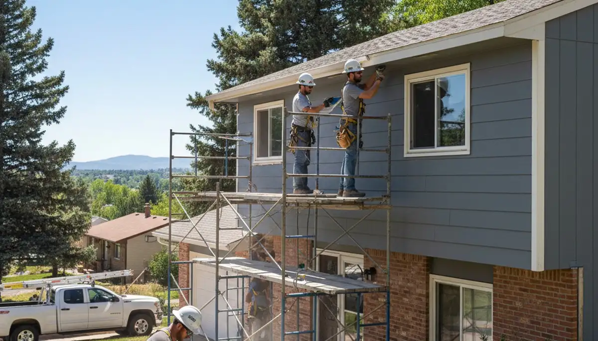 Denver, CO vinyl siding installation for a residential siding business project